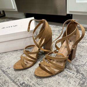 Just Fab Strappy Block Heels
